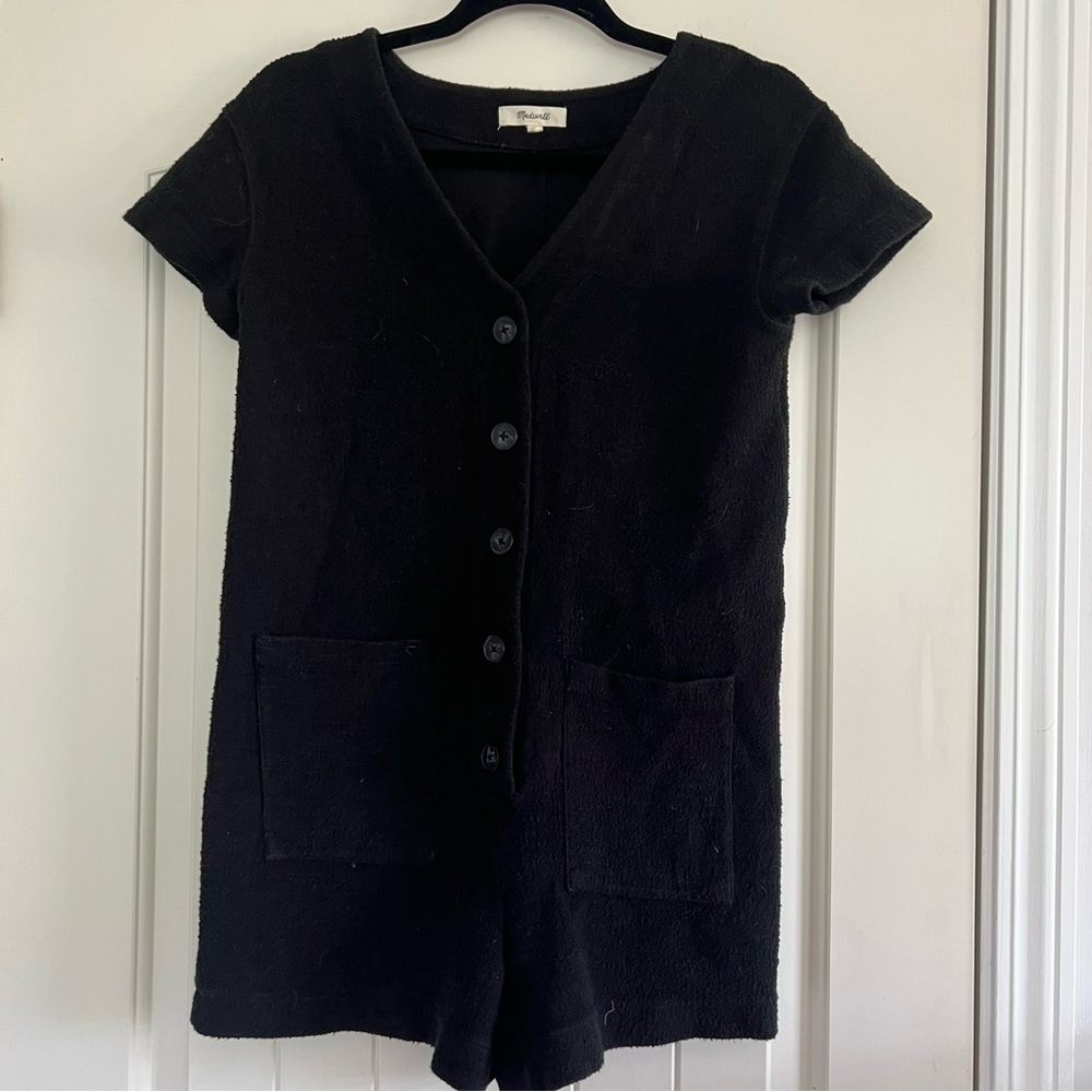 Madewell black romper